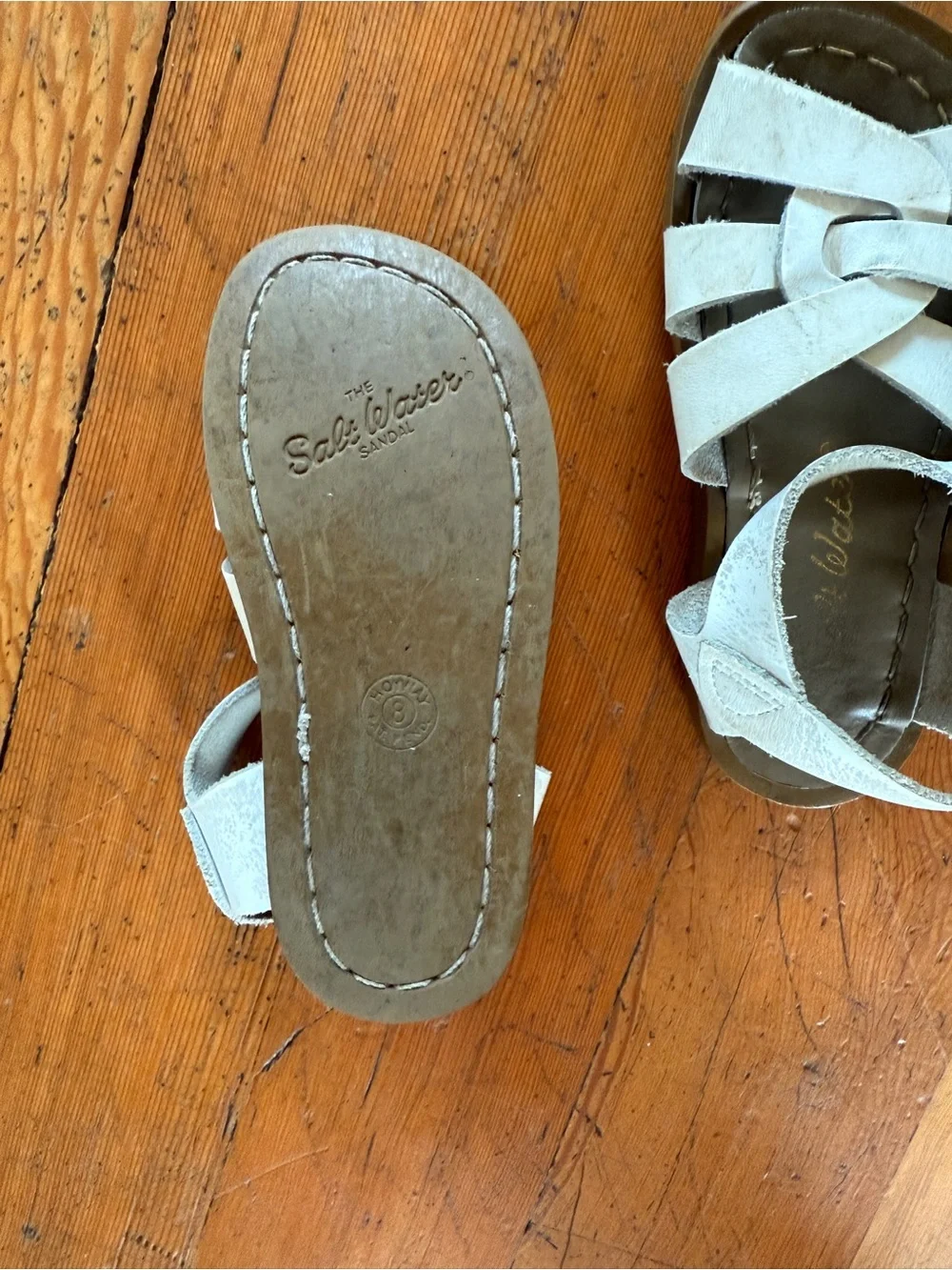 Kids White Salt Water Sandals - Casual Summer Shoe